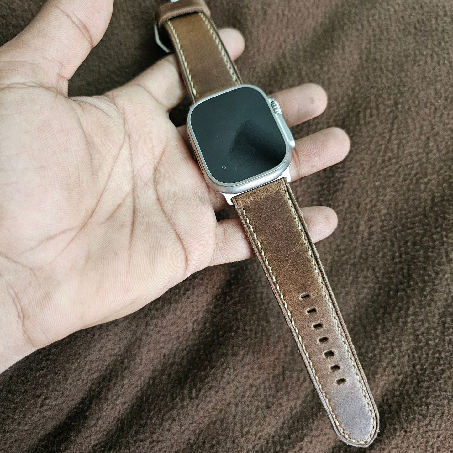 Indianleathercraft applewatchband Horween Leather Apple Watch Bands