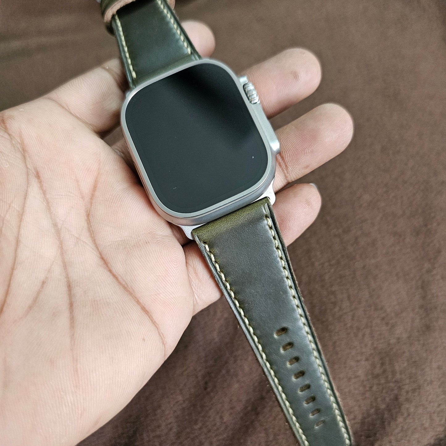 Indianleathercraft applewatchband Horween Leather Apple Watch Bands