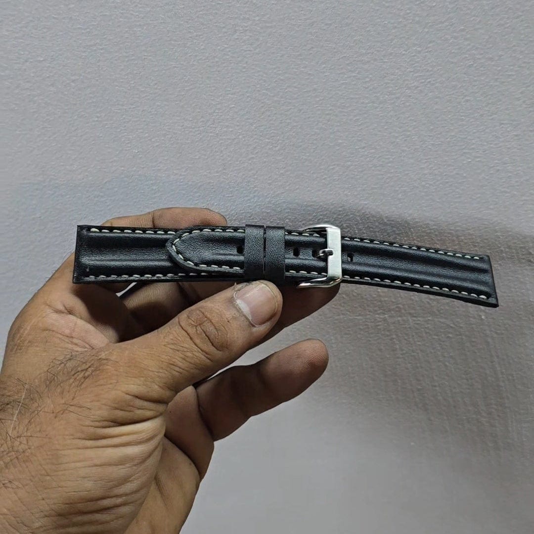 Indianleathercraft leather strap Double ridge leather strap
