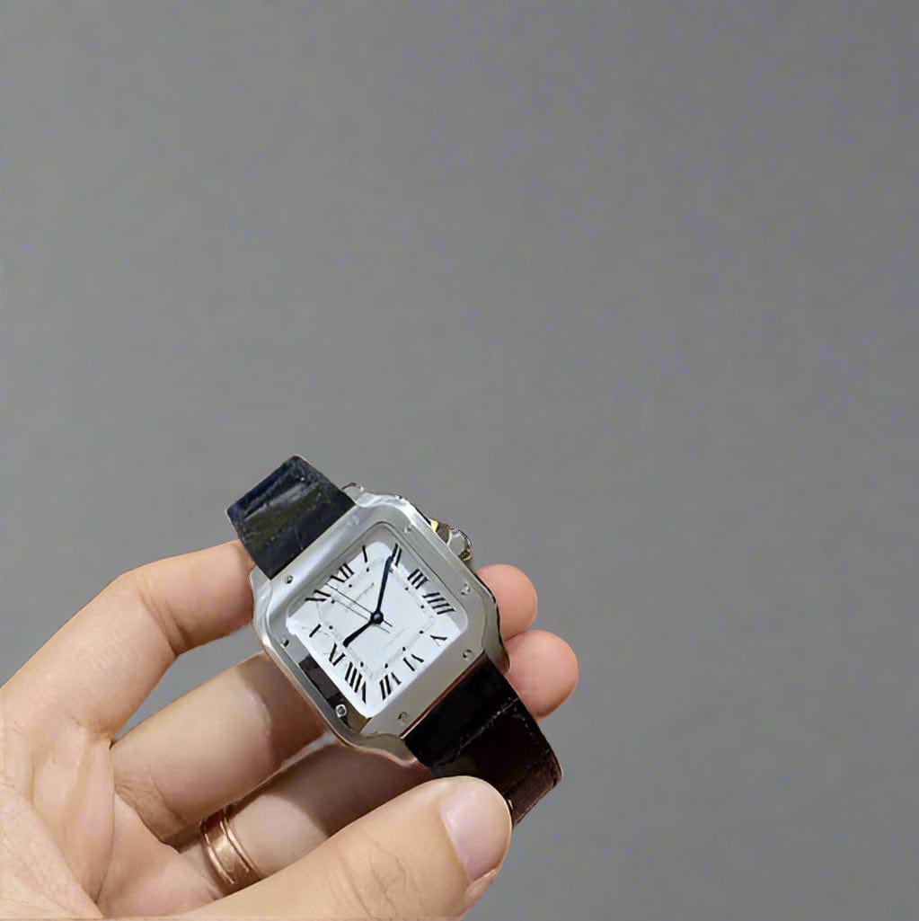 Indianleathercraft leather strap Handmade Cartier santos leather strap