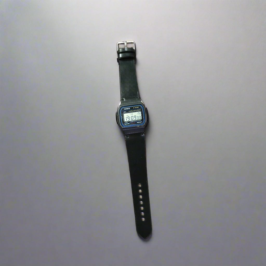 Indianleathercraft leather strap Handmade Casio F-91w strap