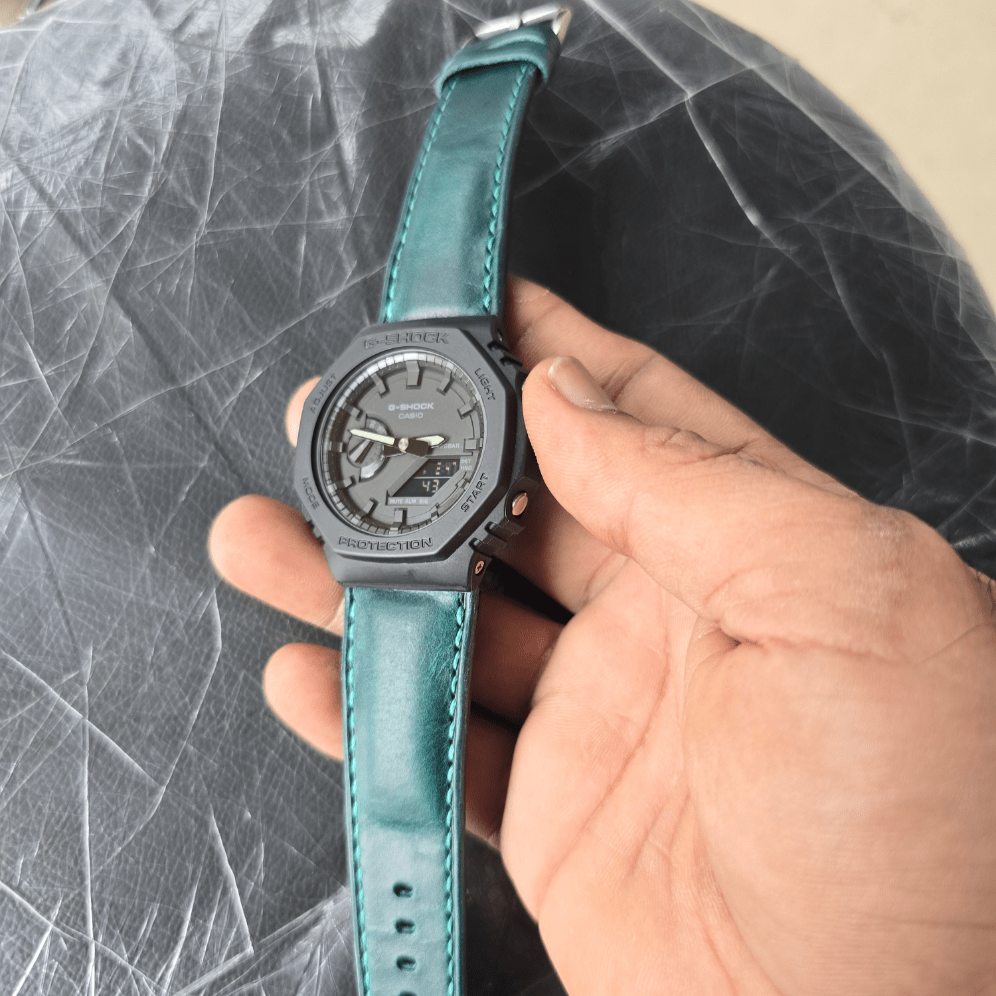 Indianleathercraft leather strap Handmade Casio G shock leather strap