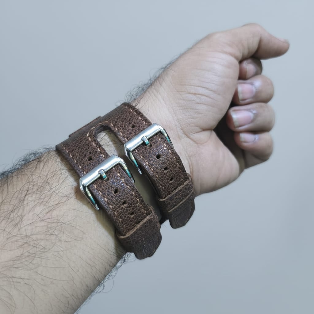 Indianleathercraft leather strap Handmade DWC Terra strap