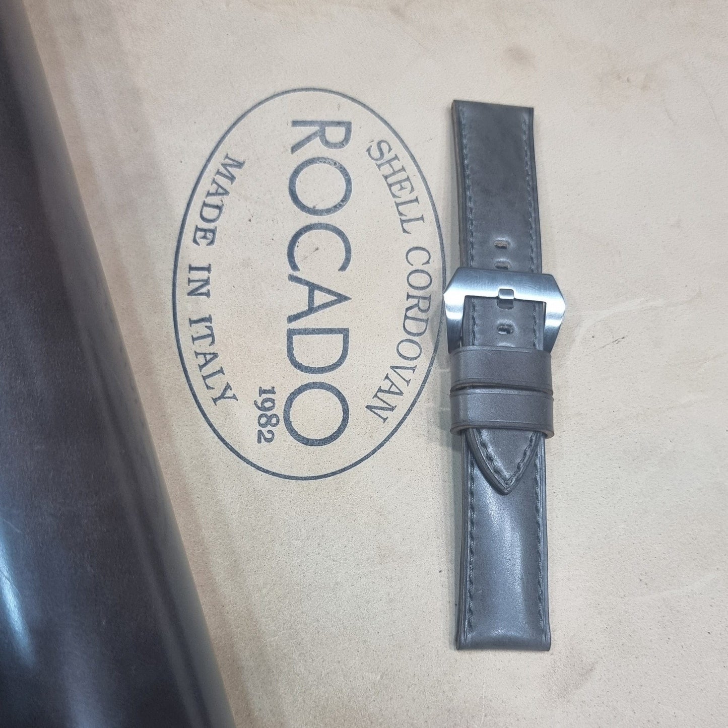 Indianleathercraft Shell cordovan leather panerai straps