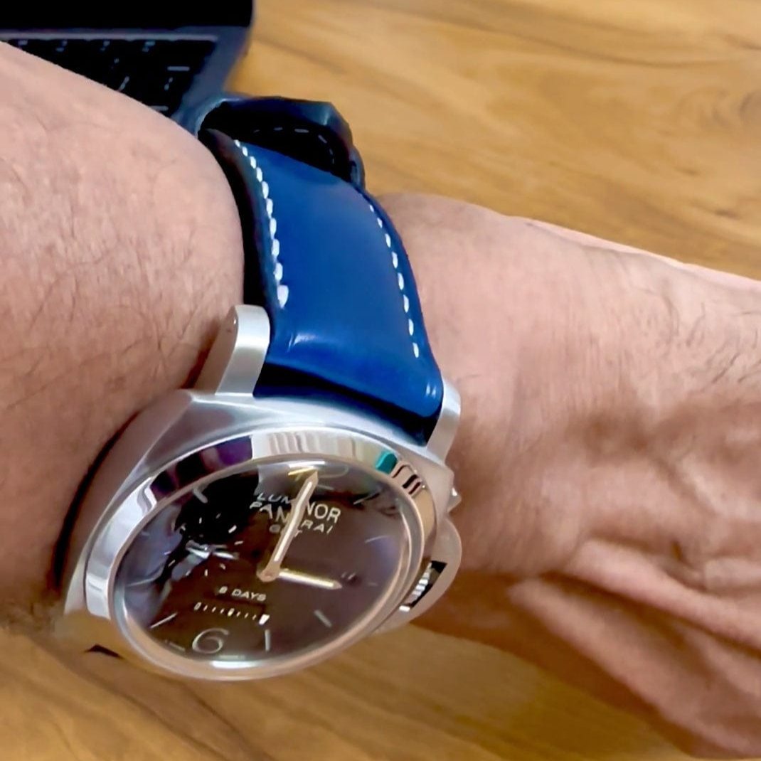 Indianleathercraft Shell cordovan leather panerai bands