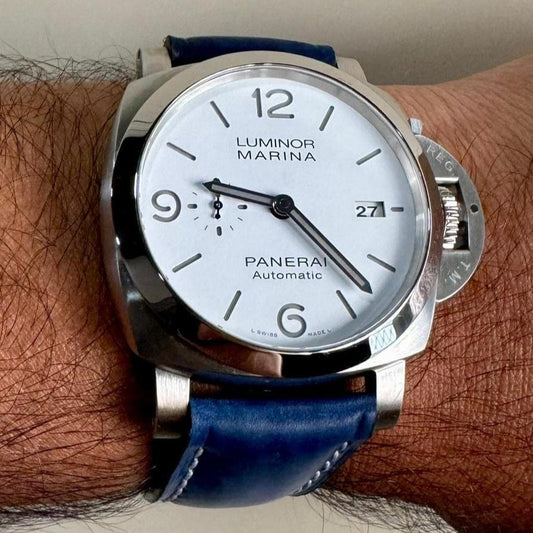 Indianleathercraft Shell cordovan leather panerai straps