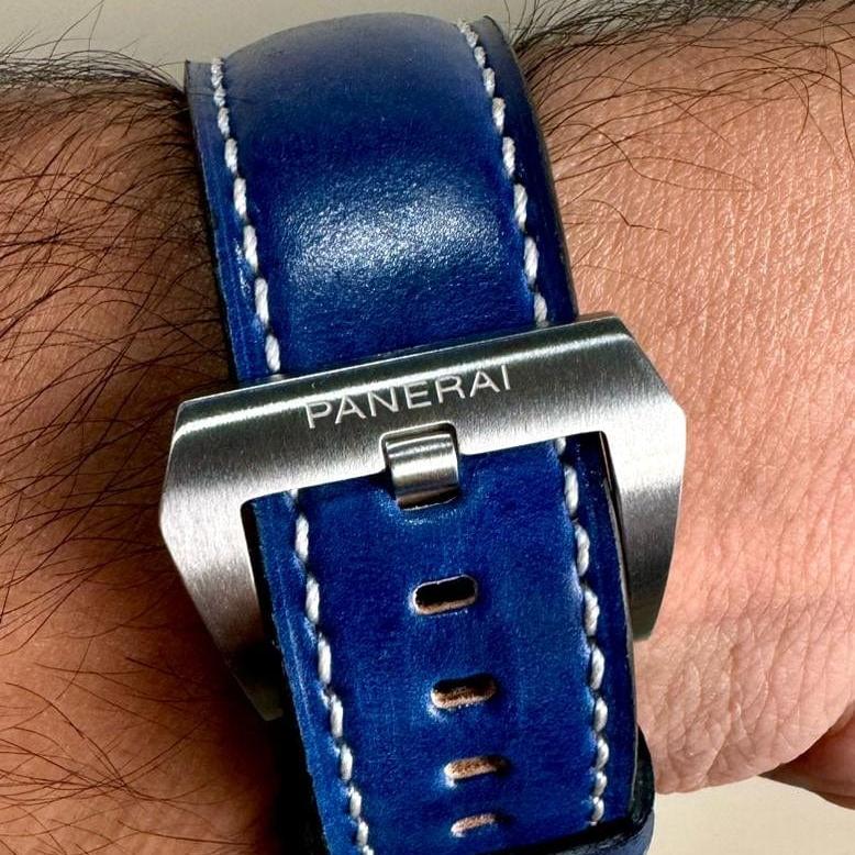 Indianleathercraft Shell cordovan leather panerai straps
