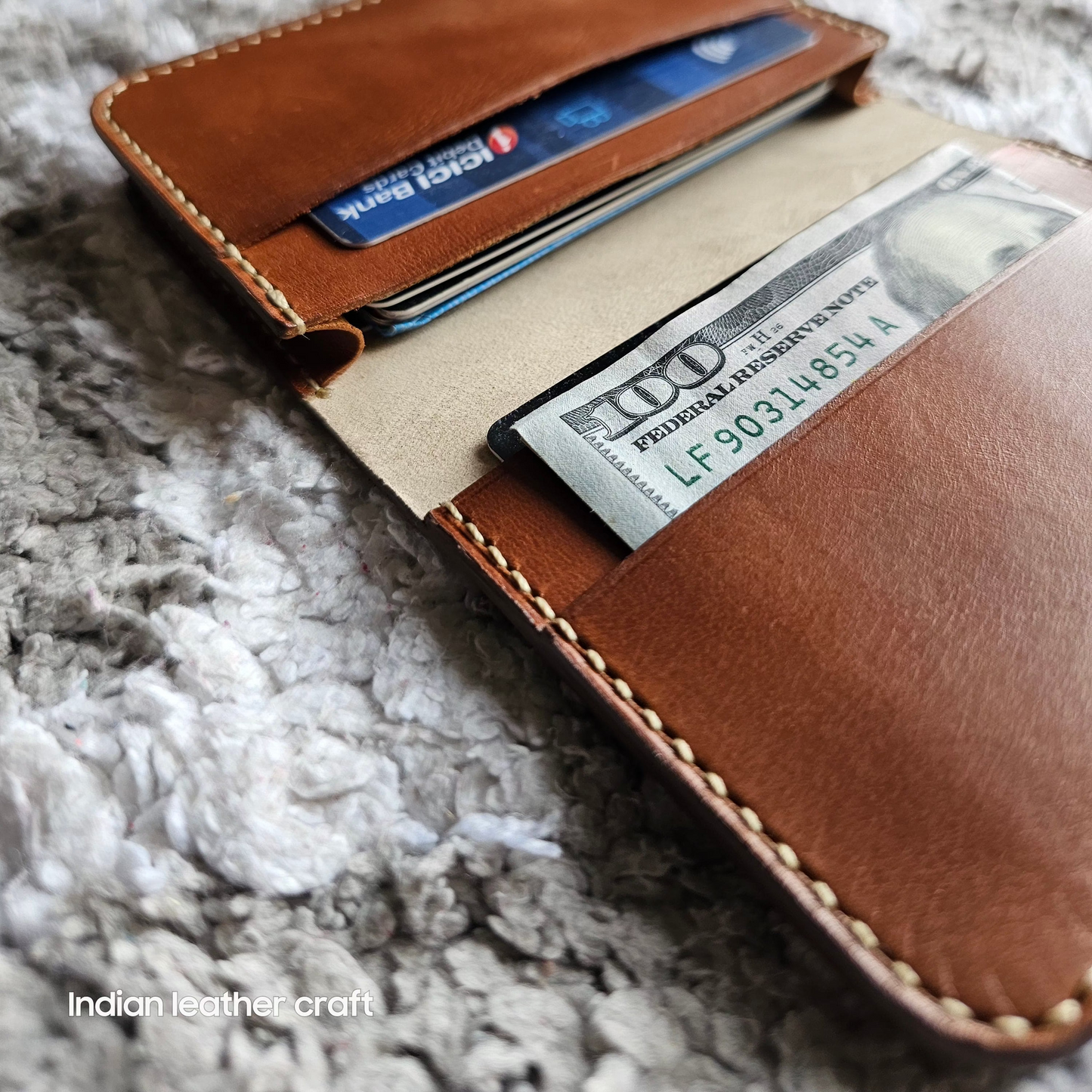 Indianleathercraft Shell cordovan wallet