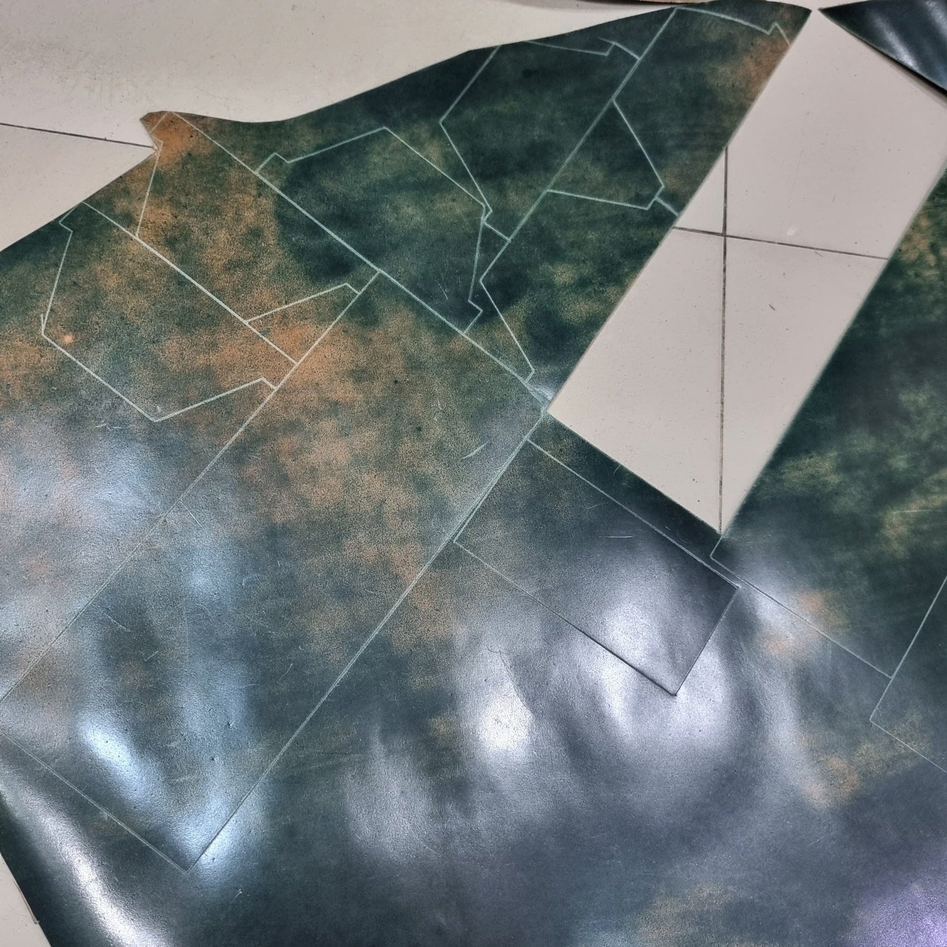 Indianleathercraft Wallets & Money Clips Green Shell cordovan leather wallet