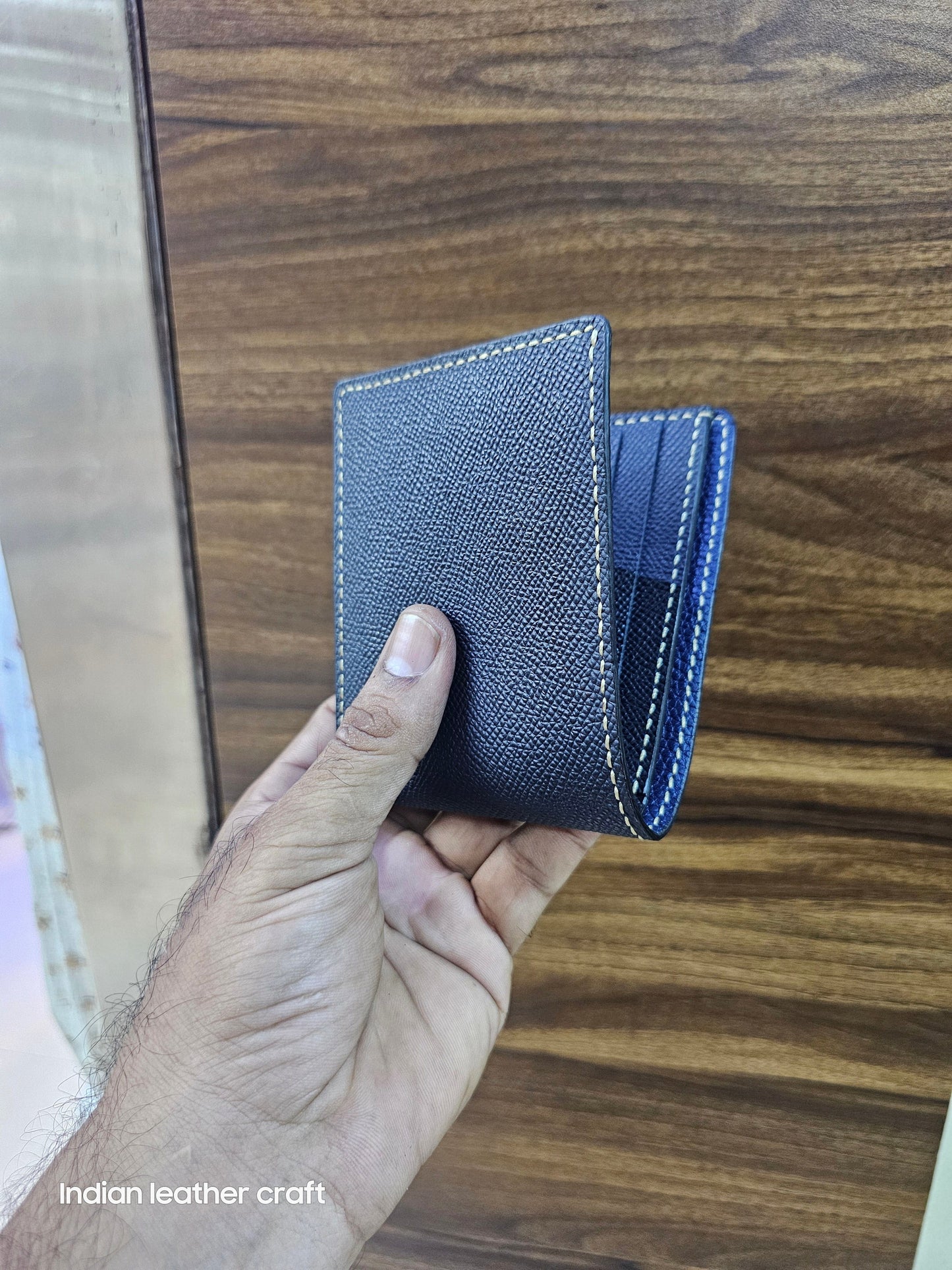 Indianleathercraft Wallets & Money Clips Handmade epsom leather wallet