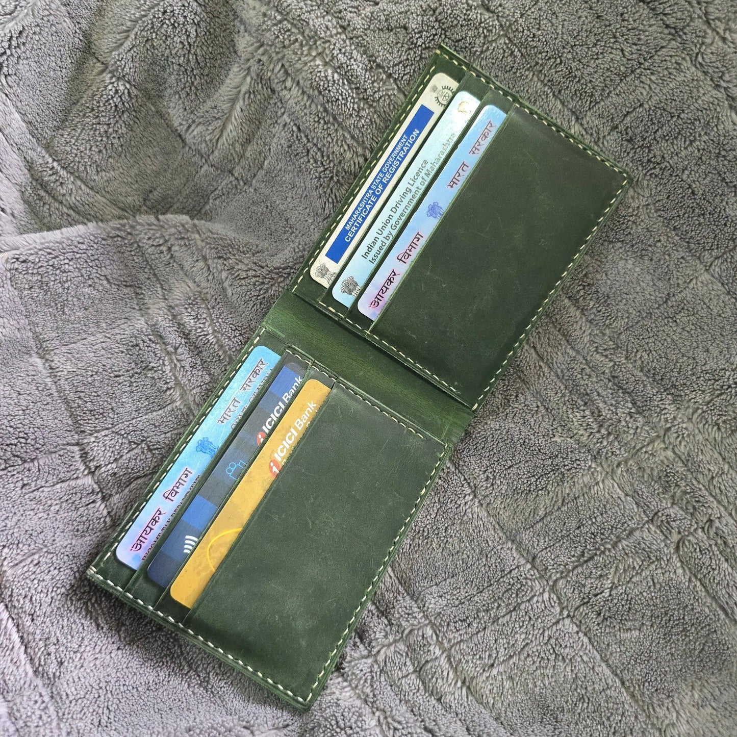 Indianleathercraft Wallets & Money Clips Handmade fullgrain leather wallet