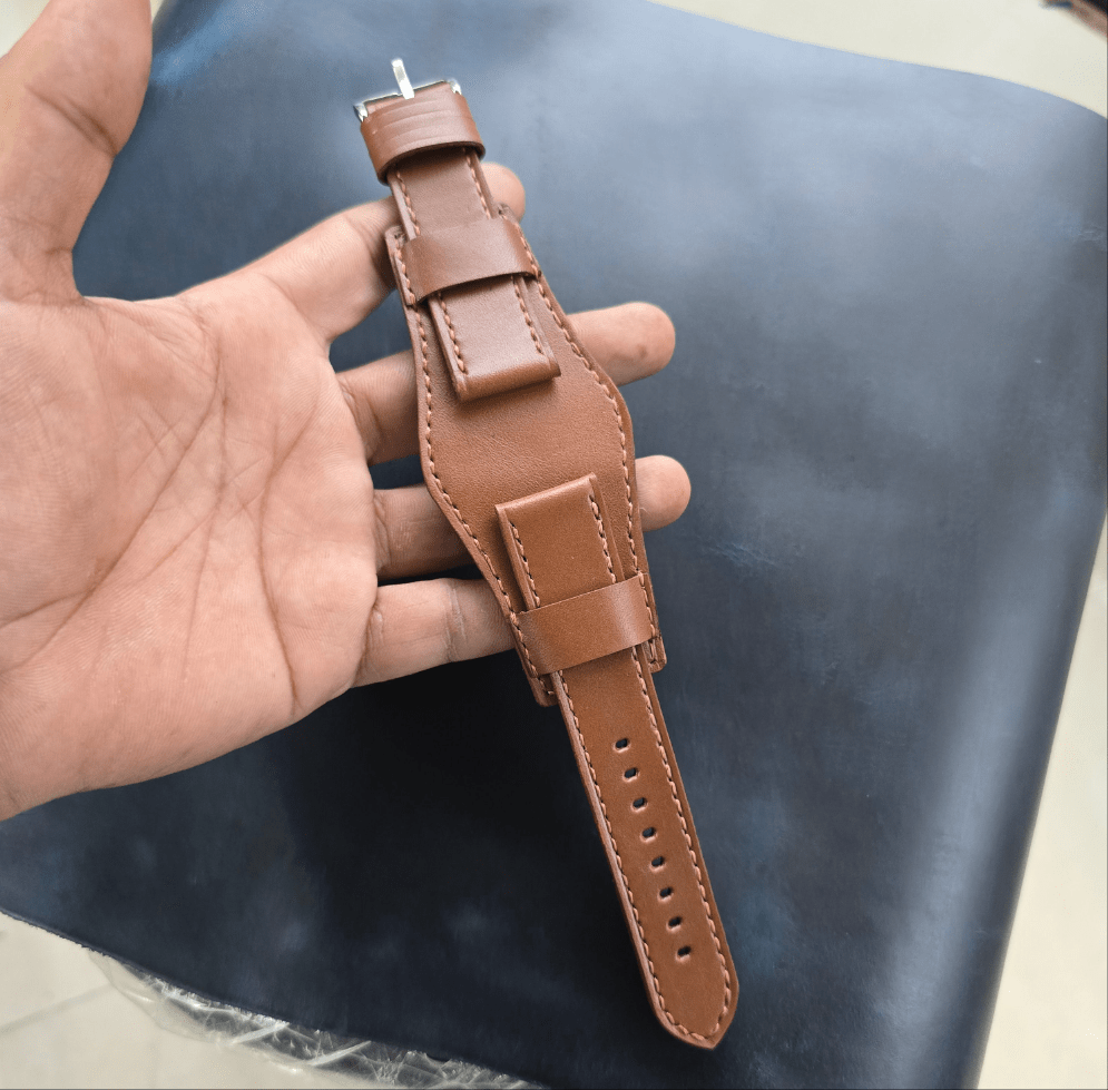 Indianleathercraft Watch Bands Handmade bund leather strap
