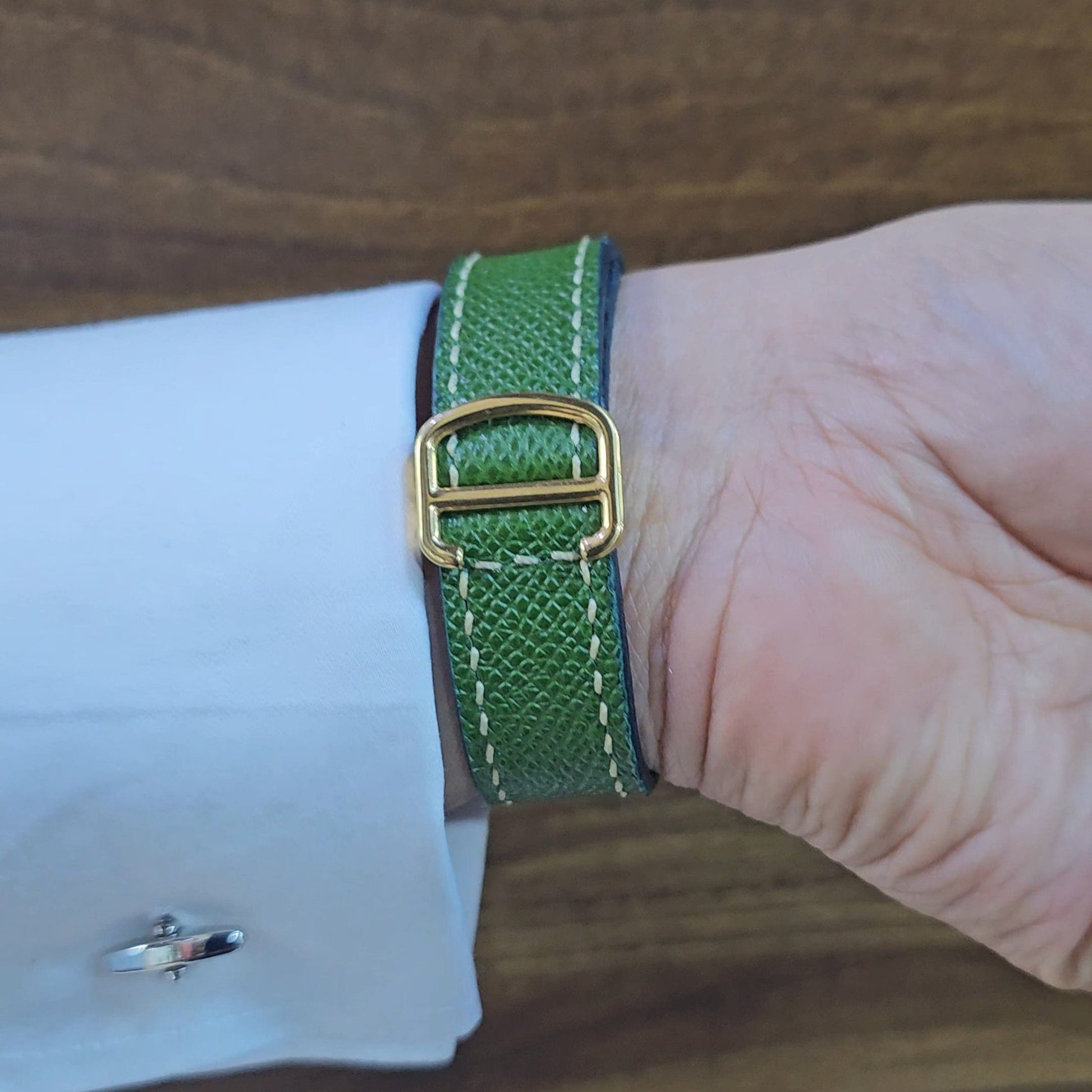 Indianleathercraft Watch Bands Handmade leather strap for cartier