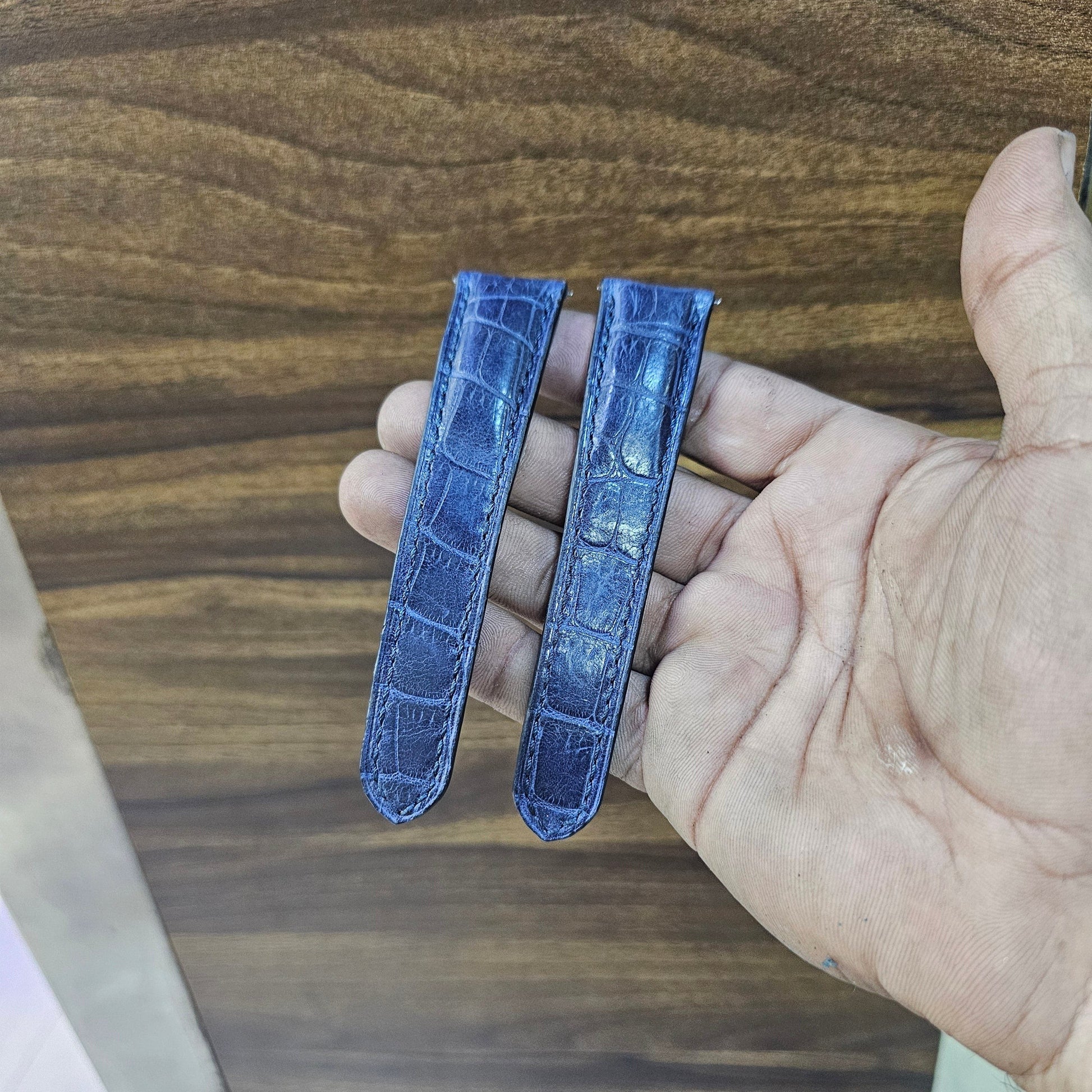 Indianleathercraft Watch Bands Handmade leather strap for cartier