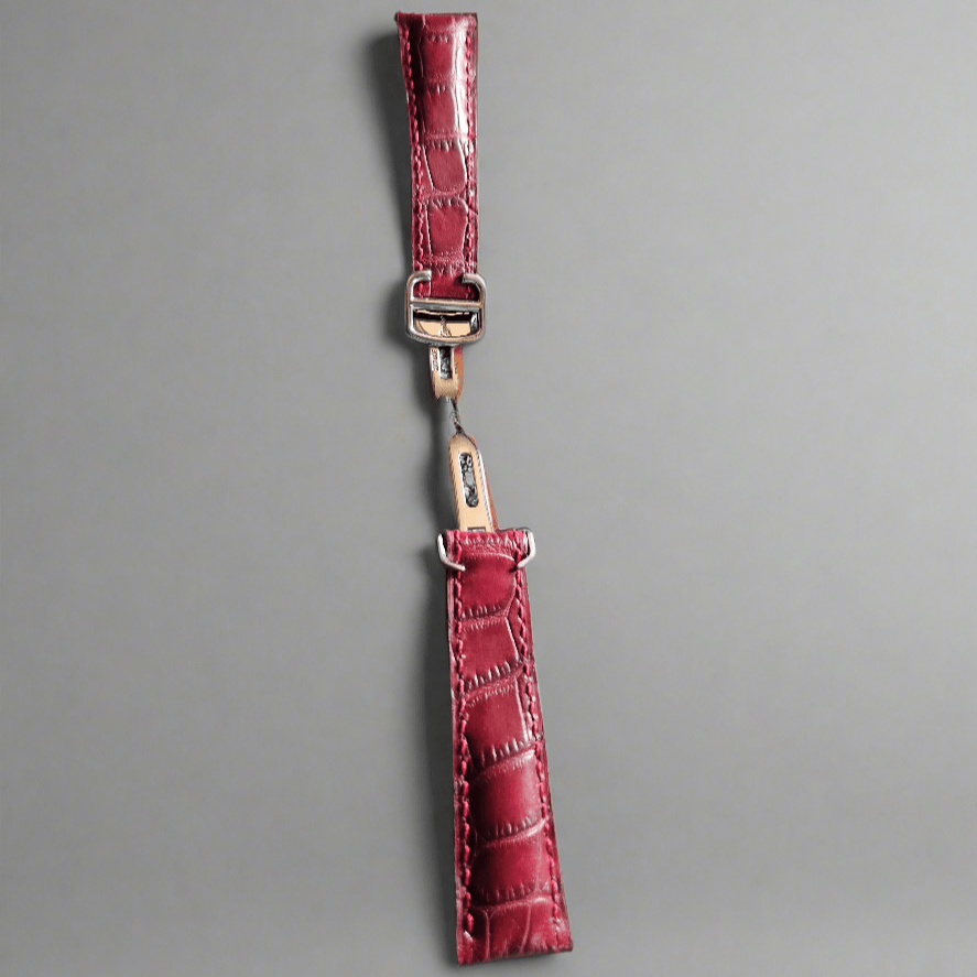 Indianleathercraft Watch Bands Handmade leather strap for cartier