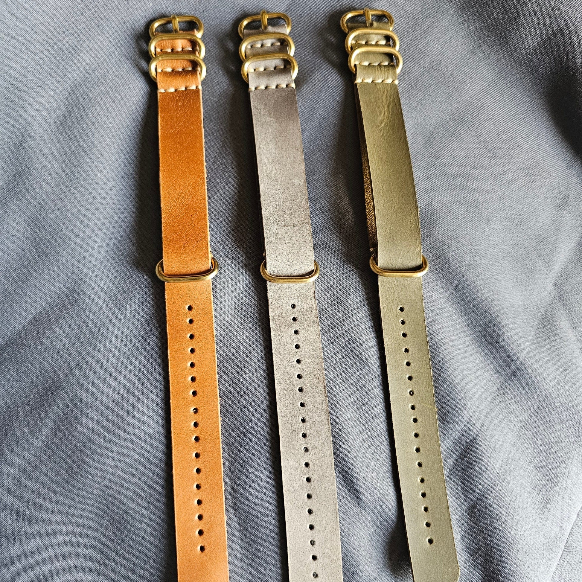 Indianleathercraft Watch Bands Handmade nato leather strap