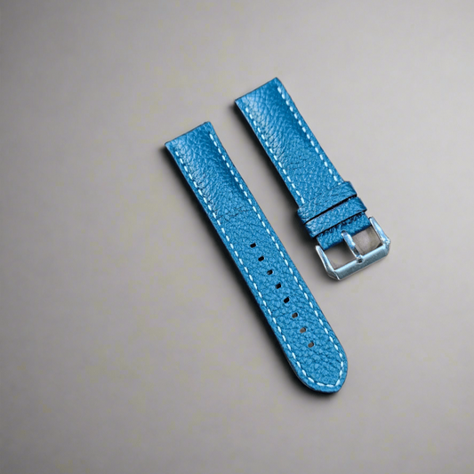 Indianleathercraft Watch Bands Handmade pebble grain leather strap
