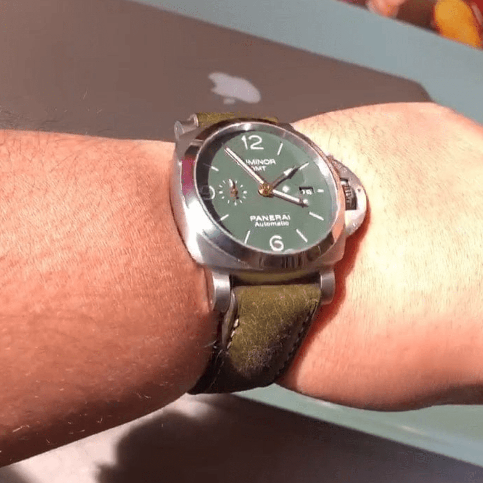 Indianleathercraft Watch Bands Italian leather straps for panerai