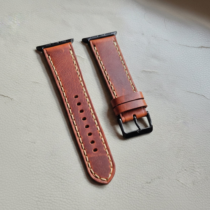 Indianleathercraft Watch Bands Leather strap for apple watch