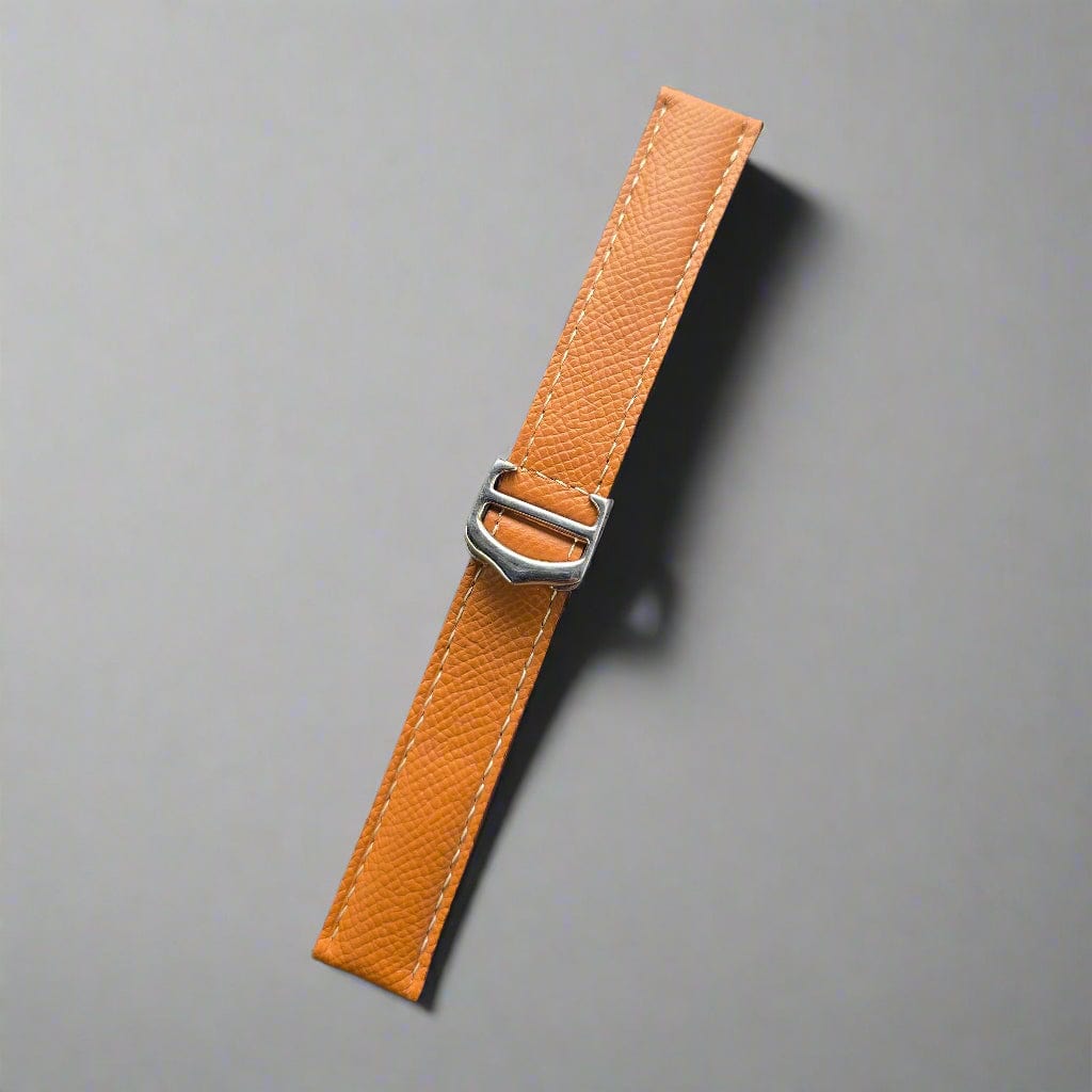 Indianleathercraft Watch Bands Tan / 19mm Handmade leather strap for cartier