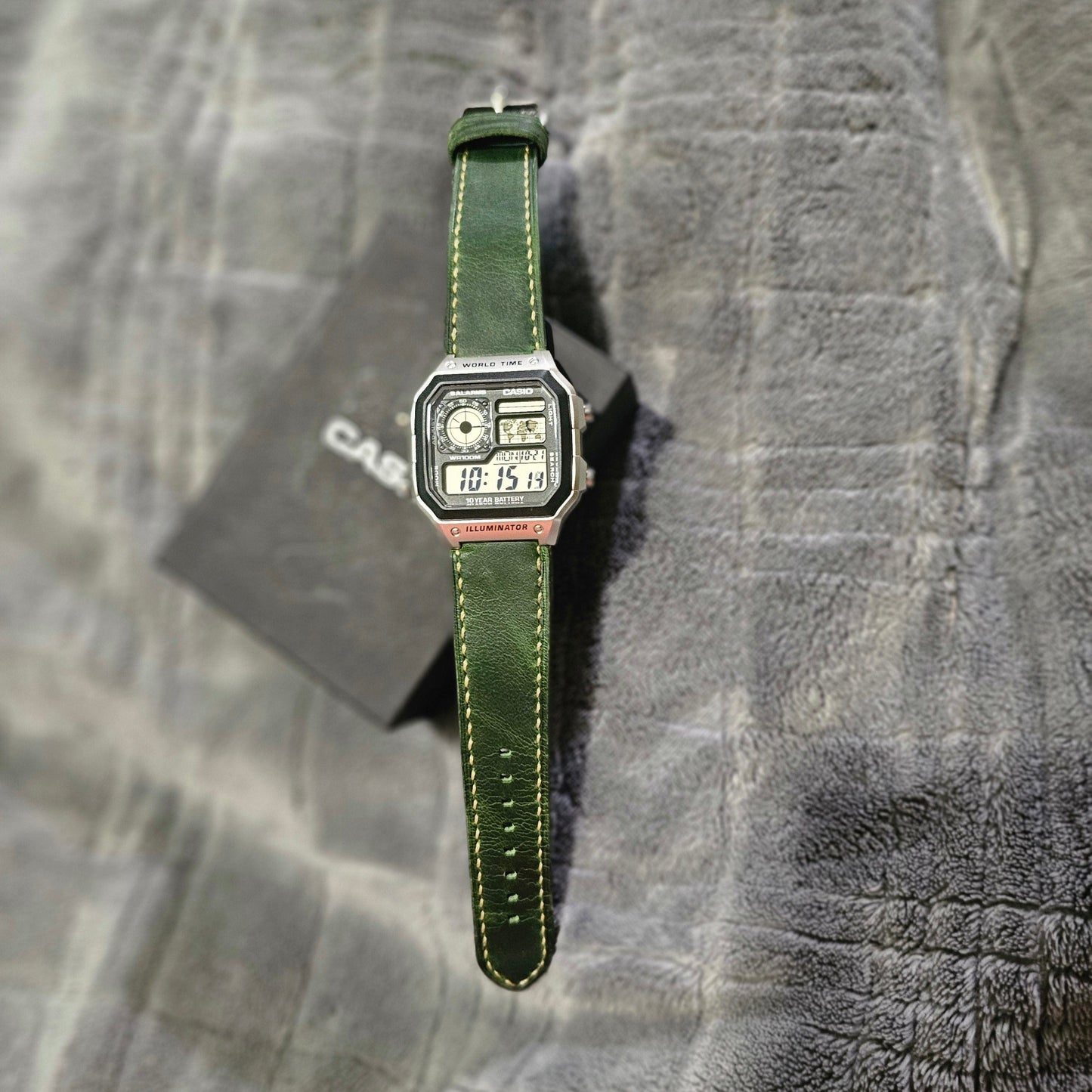 Indianleathercraft watch strap Handmade casio watch strap