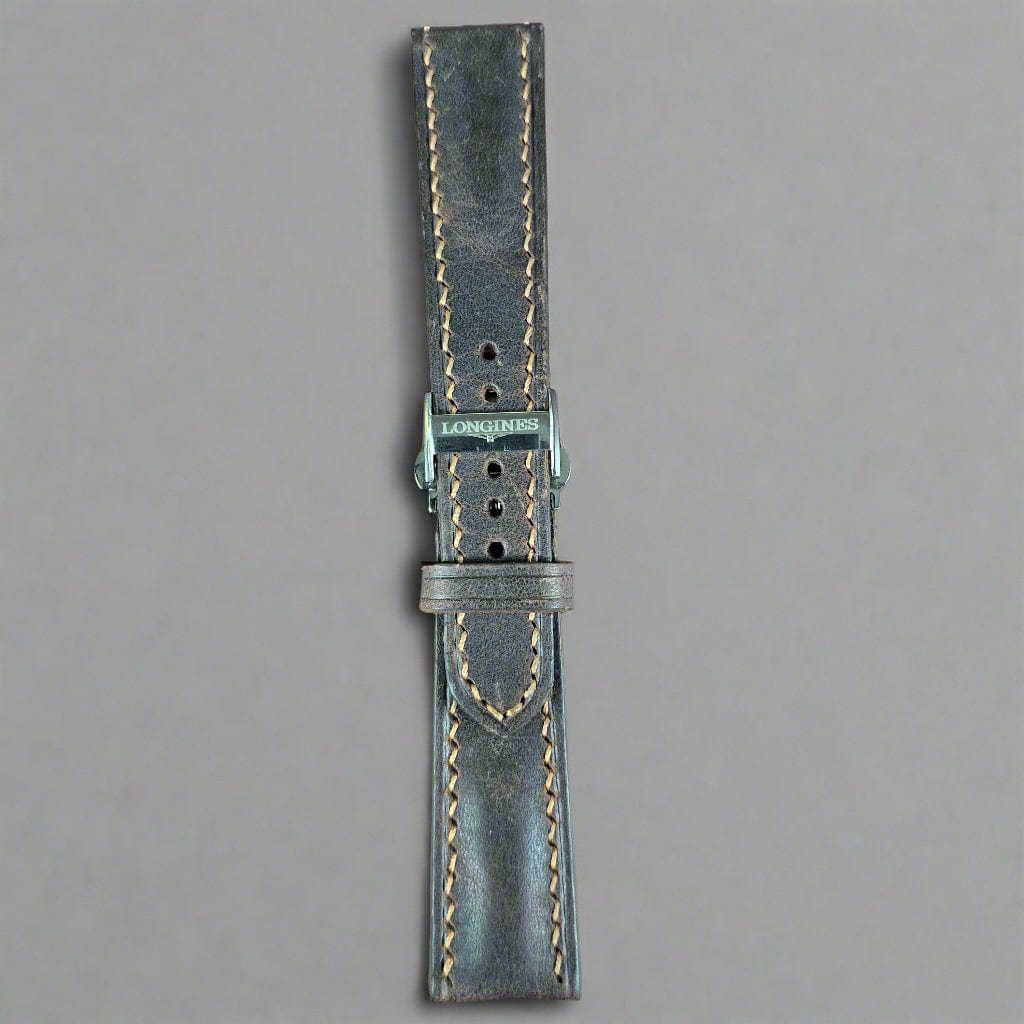 Indianleathercraft watch strap Handmade leather strap for longines