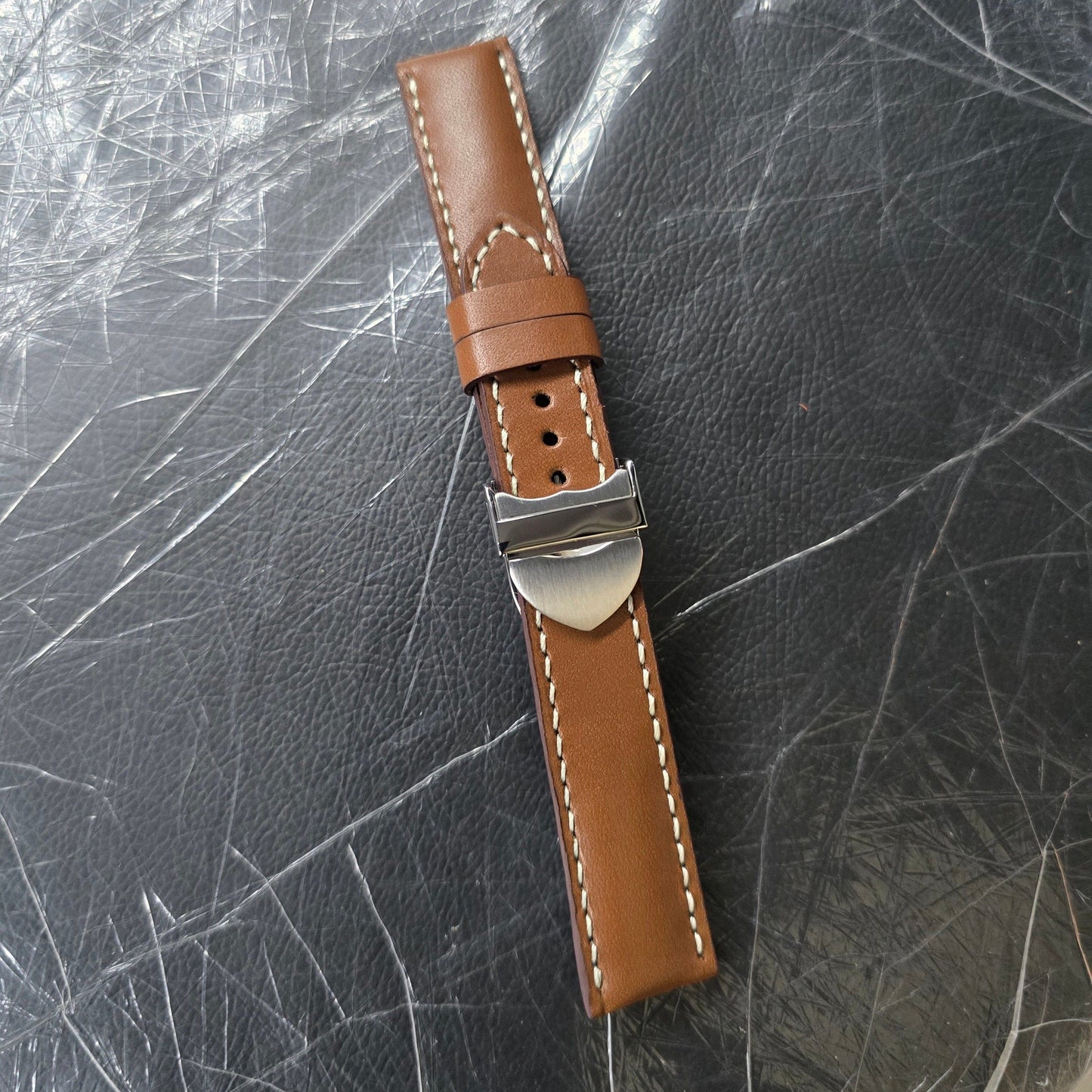 Indianleathercraft watch strap Handmade leather strap for Tudor
