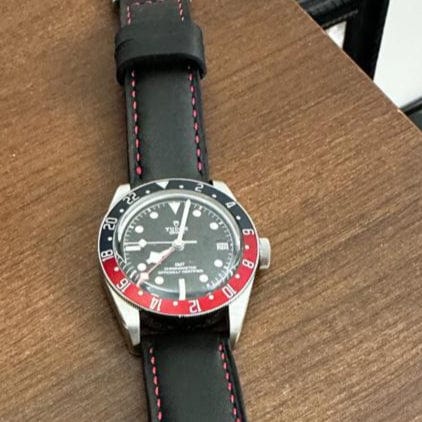 Indianleathercraft watch strap Handmade leather strap for Tudor
