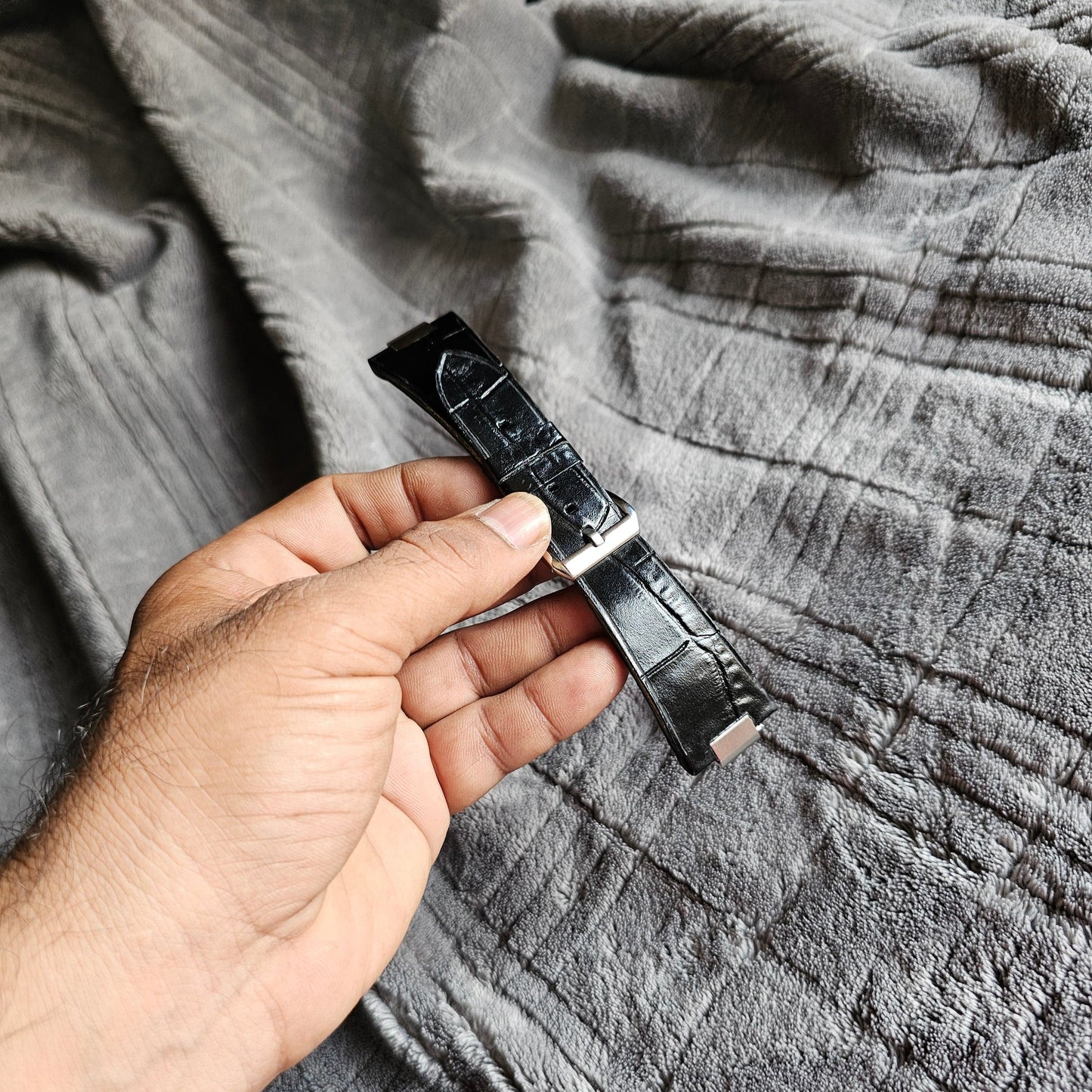 Indianleathercraft watch strap Handmade Tissot PRX leather watch strap