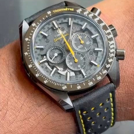 Indianleathercraft watch strap Omega leather watch strap