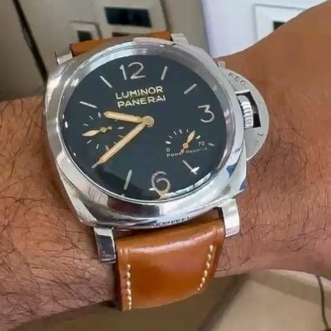 Indianleathercraft watch strap Shell cordovan leather panerai straps
