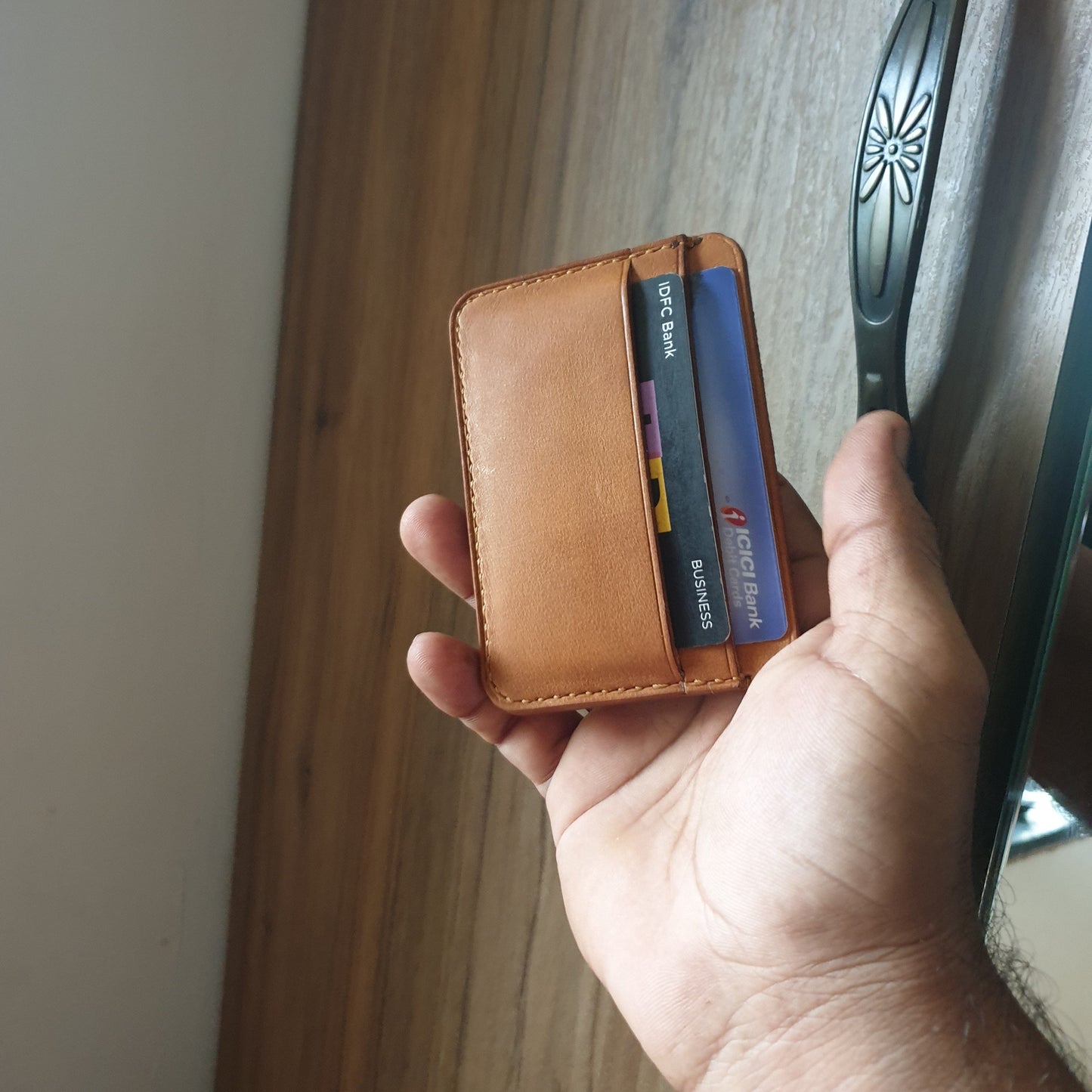 Indianleathercraft Fullgrain leather card holder