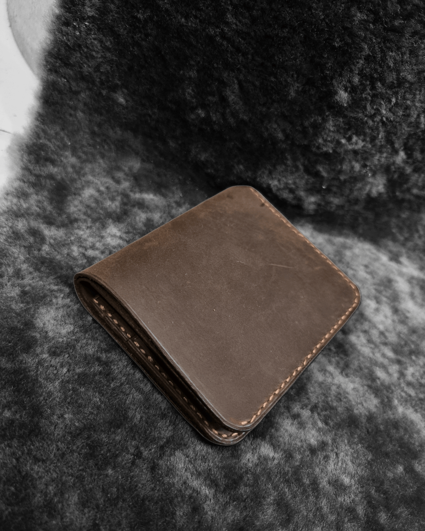 Indianleathercraft Handmade green leather wallet