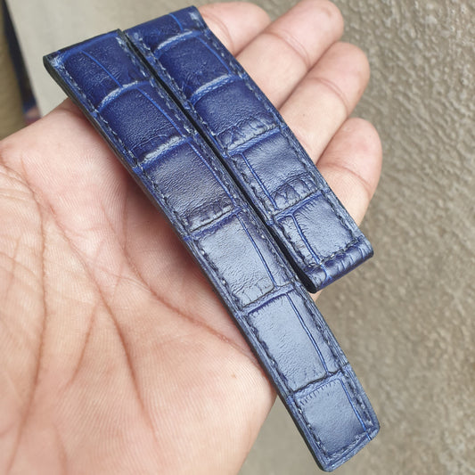 Indianleathercraft Handmade leather strap for tag heuer