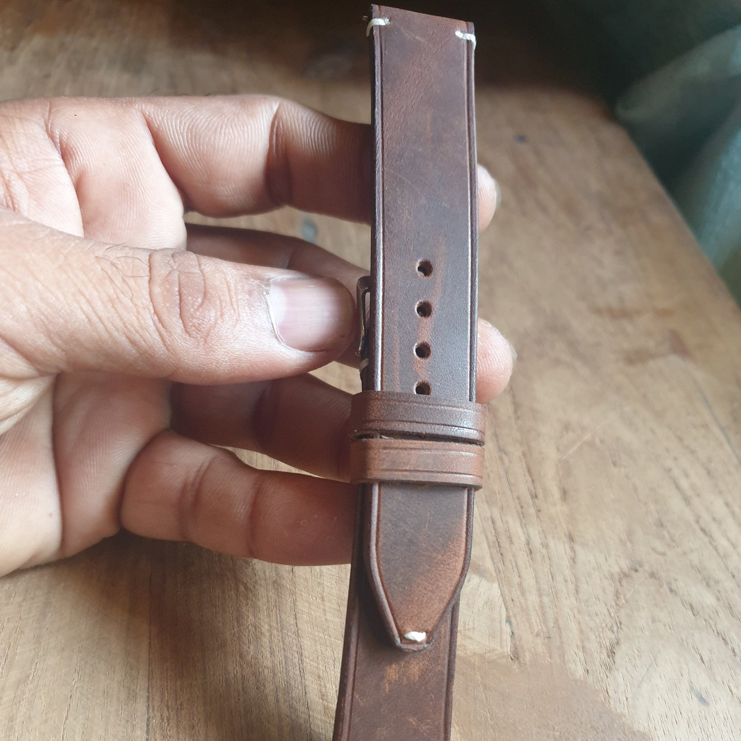 Indianleathercraft Handmade vintage leather strap
