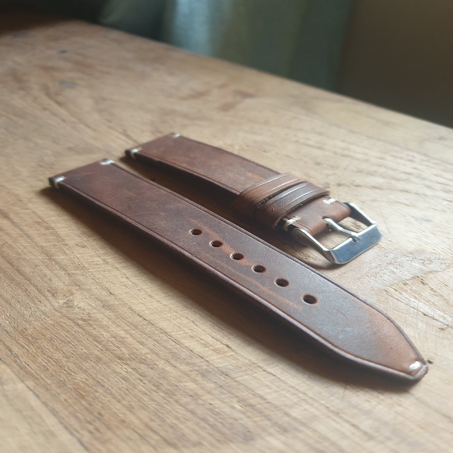 Indianleathercraft Handmade vintage leather strap