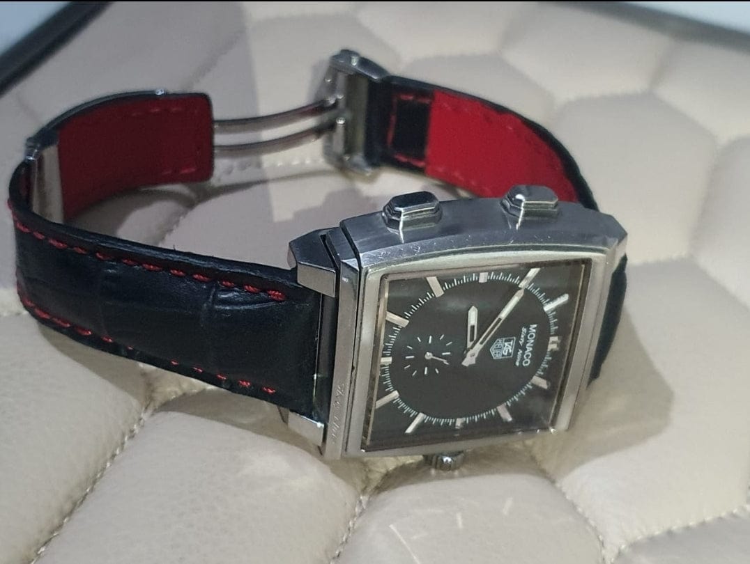 Indianleathercraft leather strap Leather strap for Tag heuer