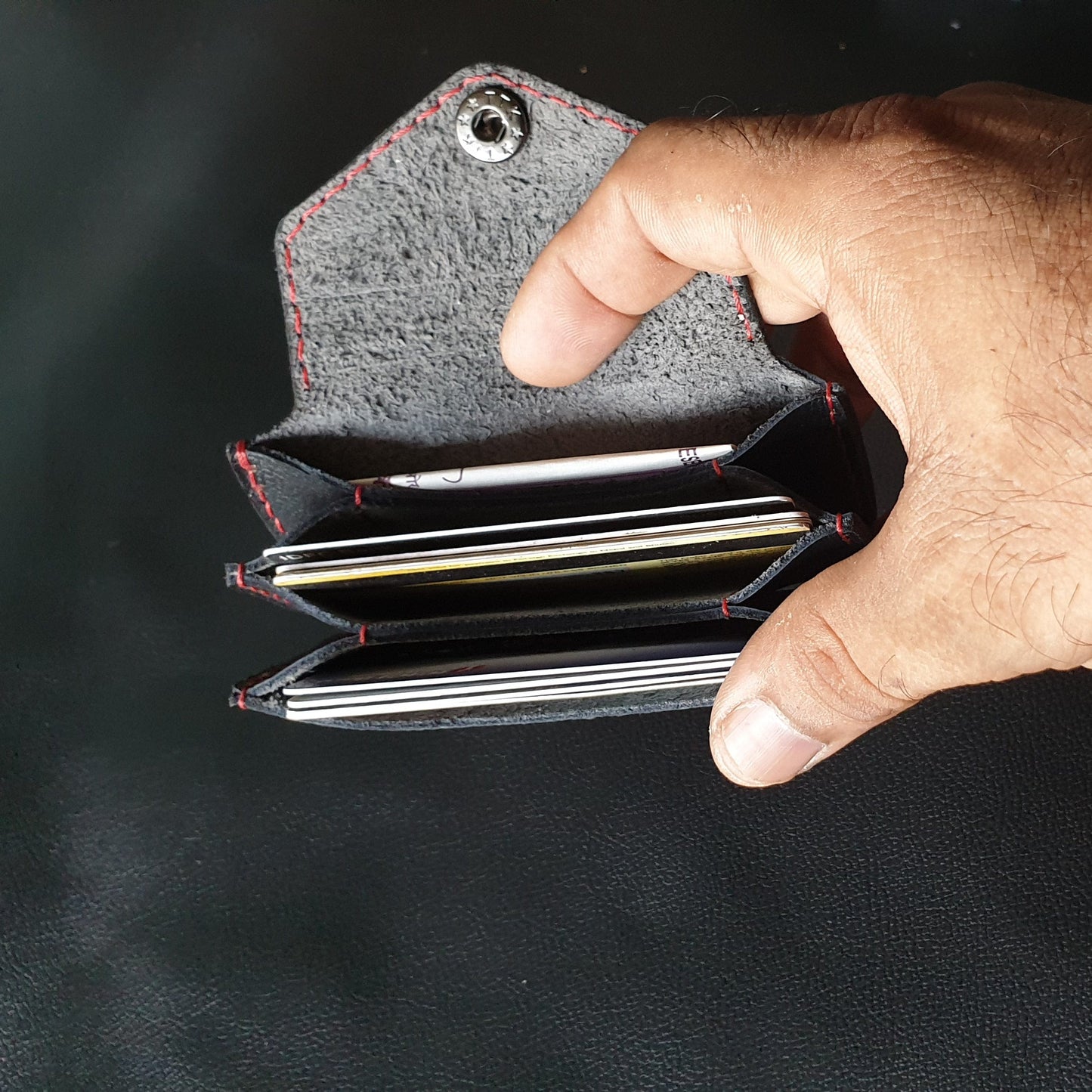 Minimilist card wallet - Indianleathercraft