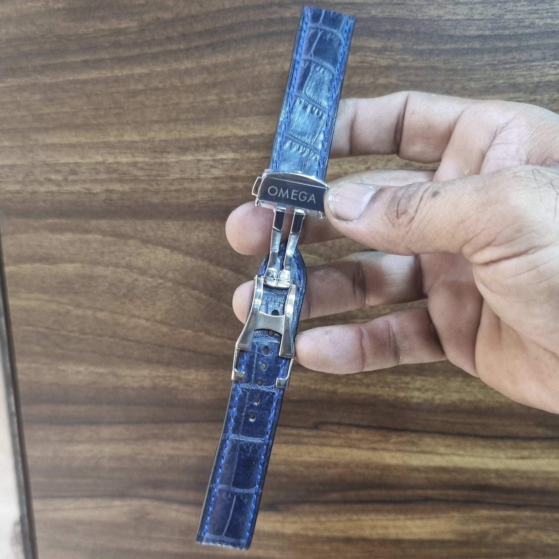 Indianleathercraft Omega leather watch strap