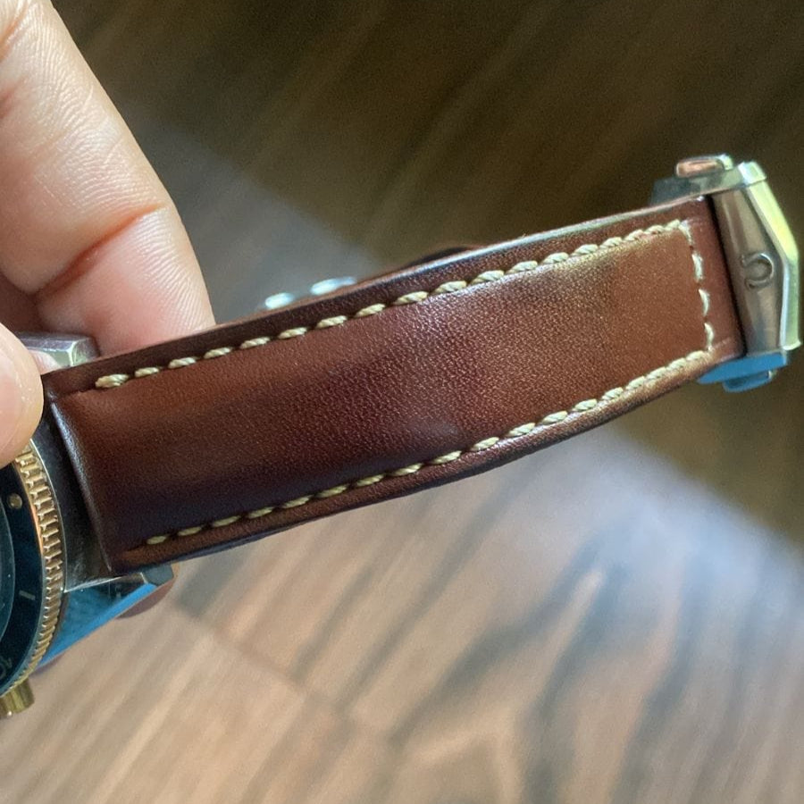 Indianleathercraft Omega leather watch strap