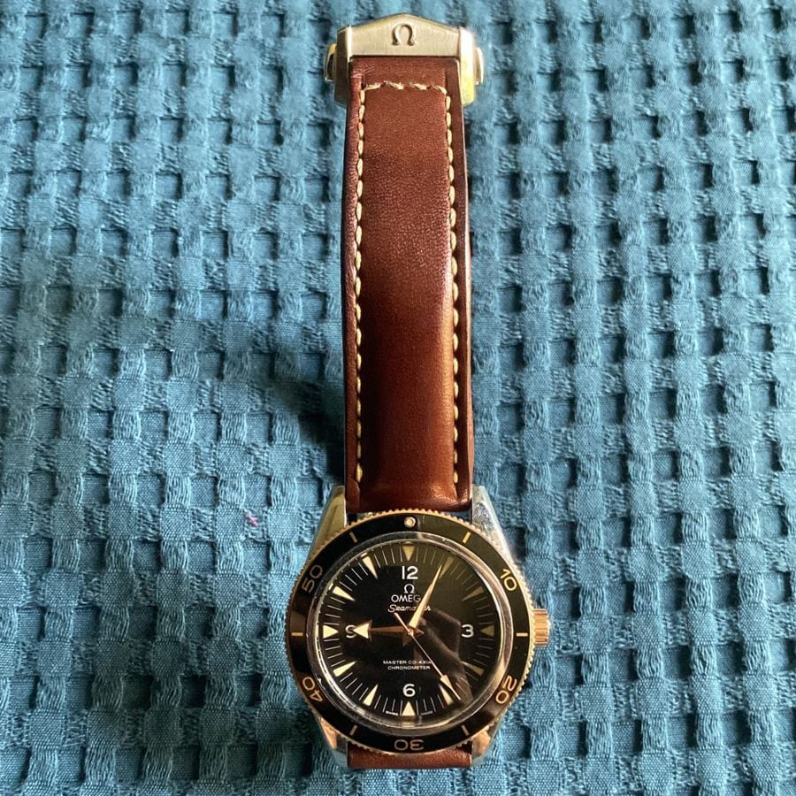 Indianleathercraft Omega leather watch strap