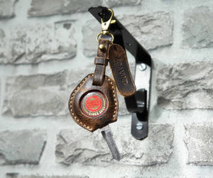 Royal Enfield bullet leather key cover - Indianleathercraft