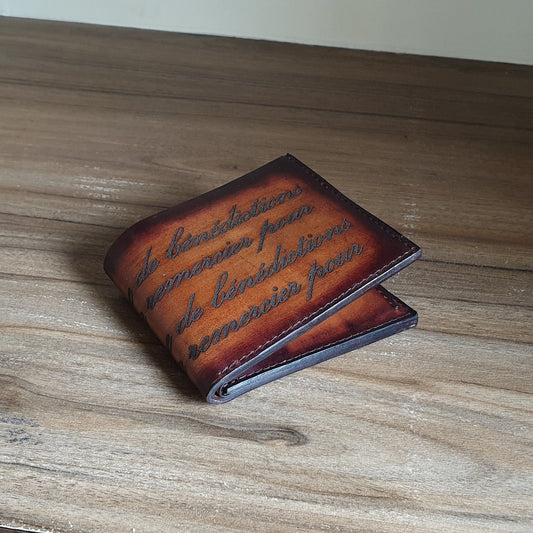 Scripto Leather wallet - Indianleathercraft