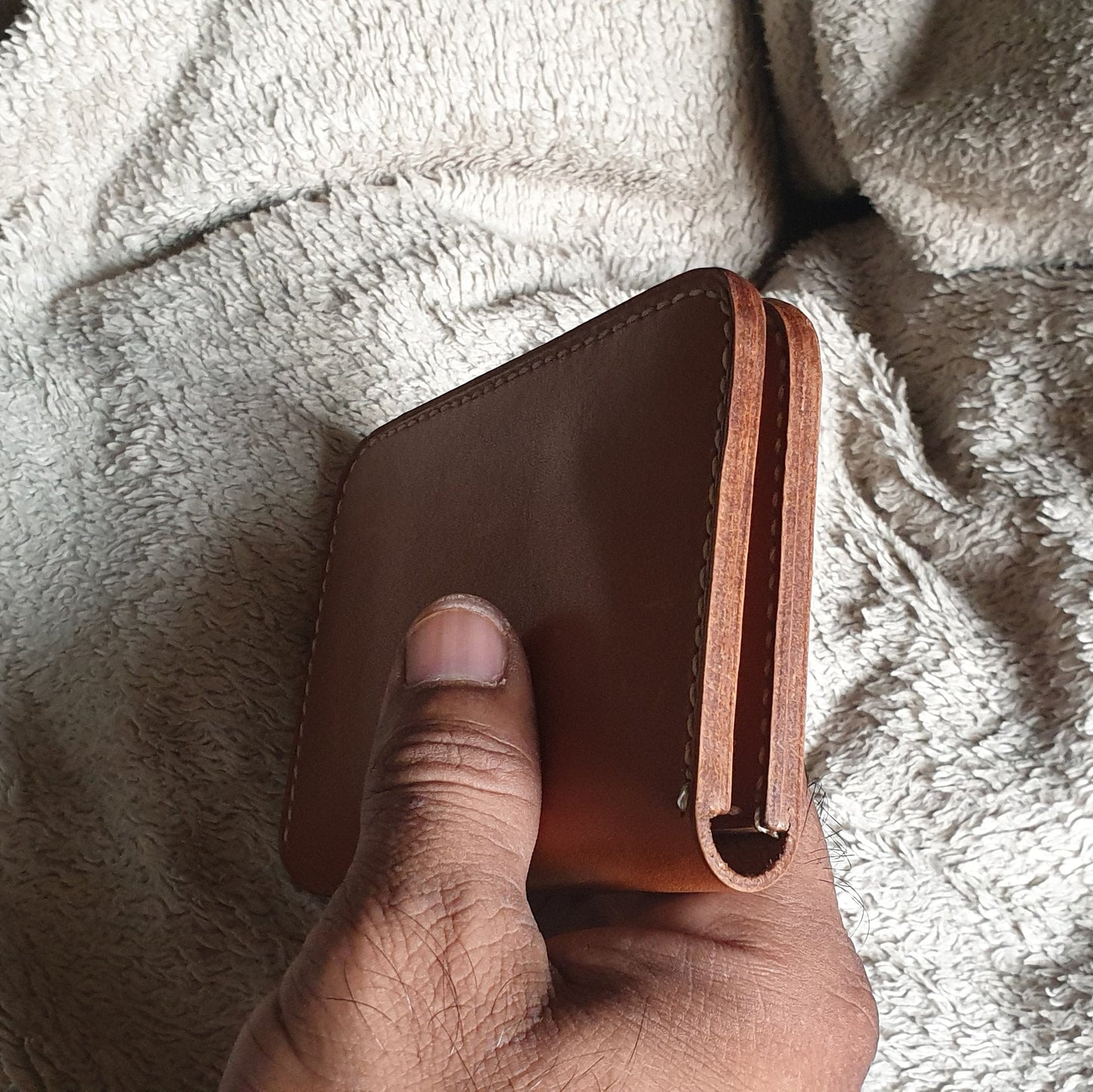 Full grain leather card holder - Indianleathercraft