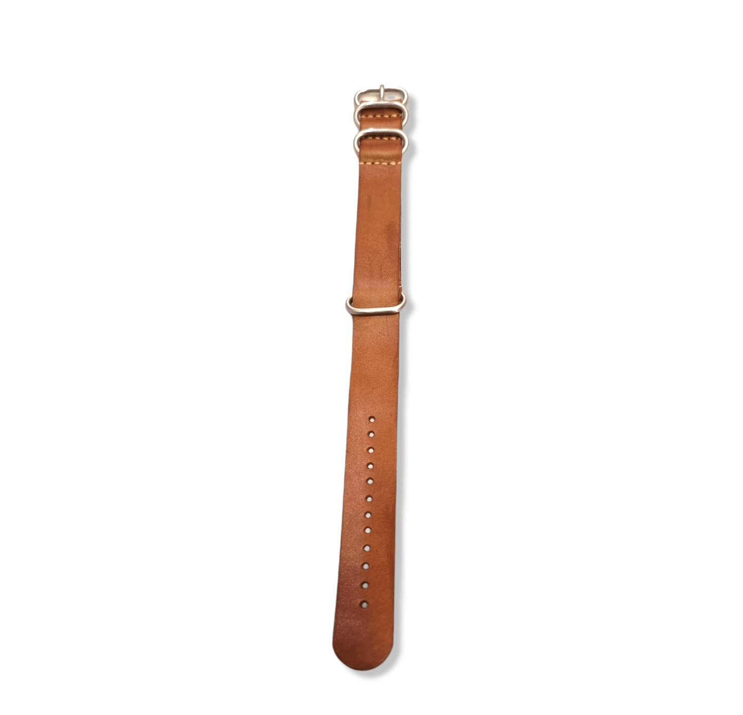 Indianleathercraft Watch Bands 20mm / Tan Handmade nato leather strap
