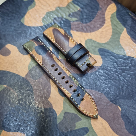 Indianleathercraft Watch Bands 22mm 24mm panerai leather strap