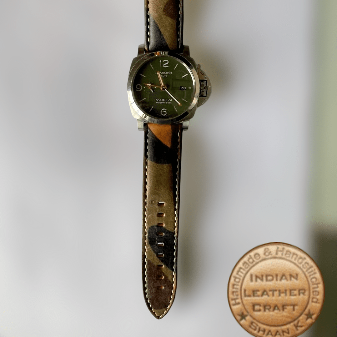 Indianleathercraft Watch Bands 24mm panerai leather strap