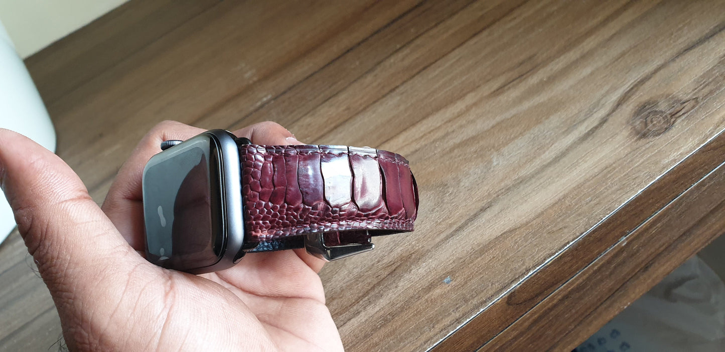 Indianleathercraft Watch Bands Handmade apple watch strap