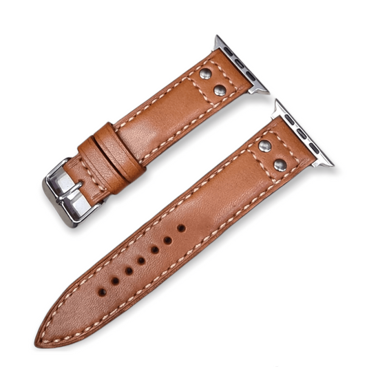 Indianleathercraft Watch Bands Handmade leather apple watch strap