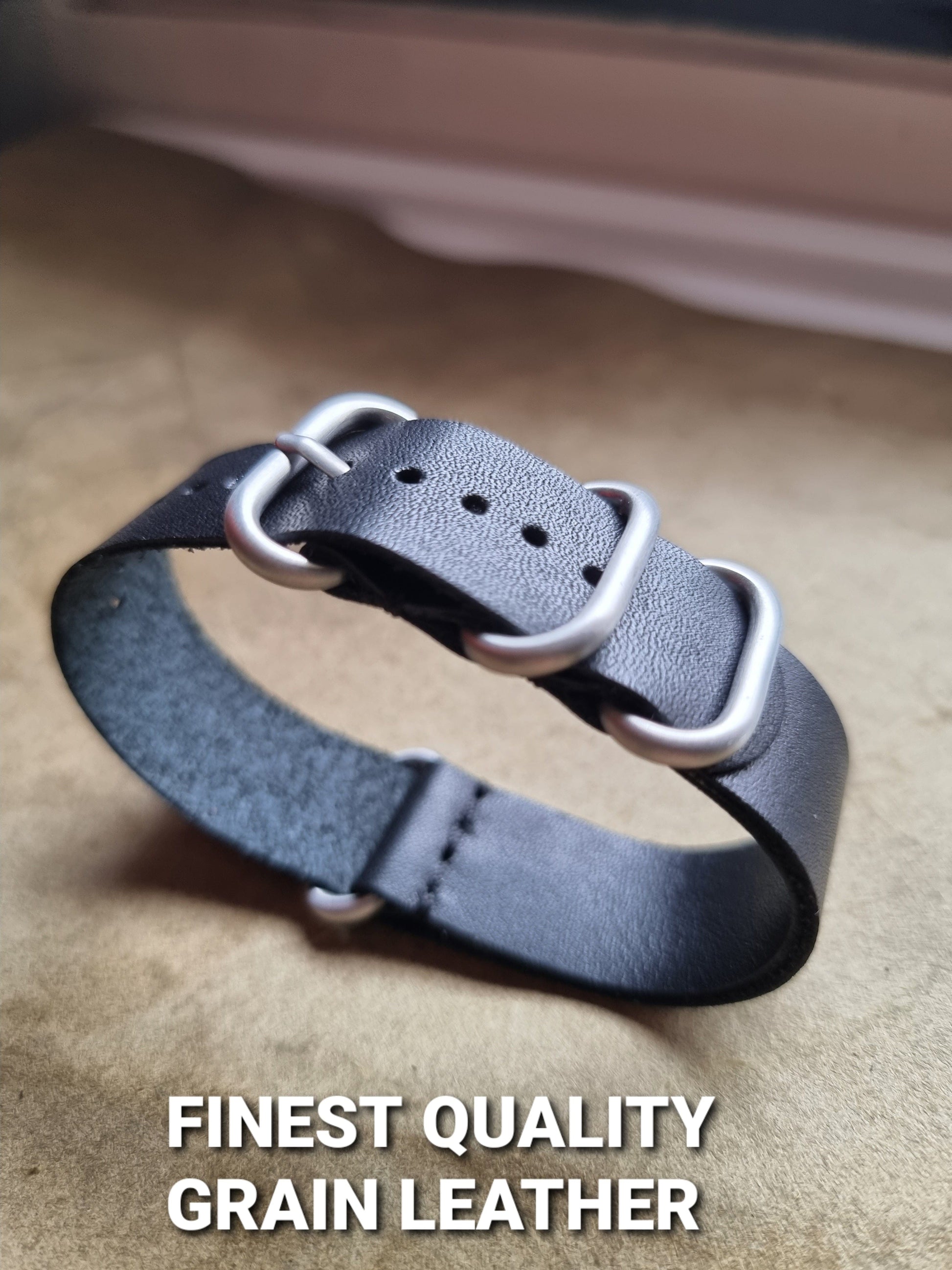 Indianleathercraft Watch Bands Handmade nato leather strap